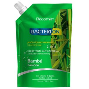 Bacterion Jabón Hidratante Antibacterial 500ml Bambu